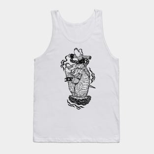 smoking hand Tank Top